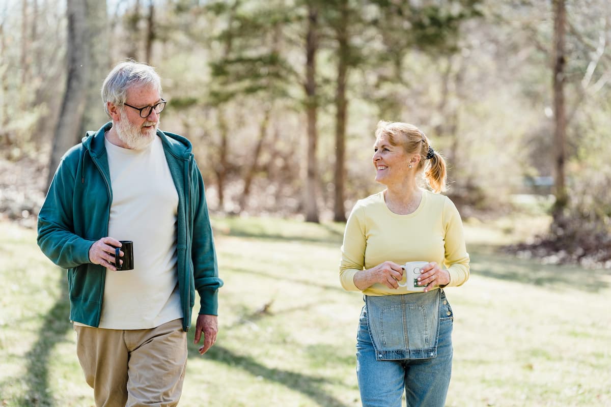 Person maintaining an active, healthy lifestyle as part of a balanced wellness routine