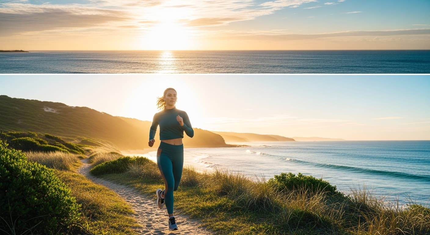 Energised person going about a full, productive day