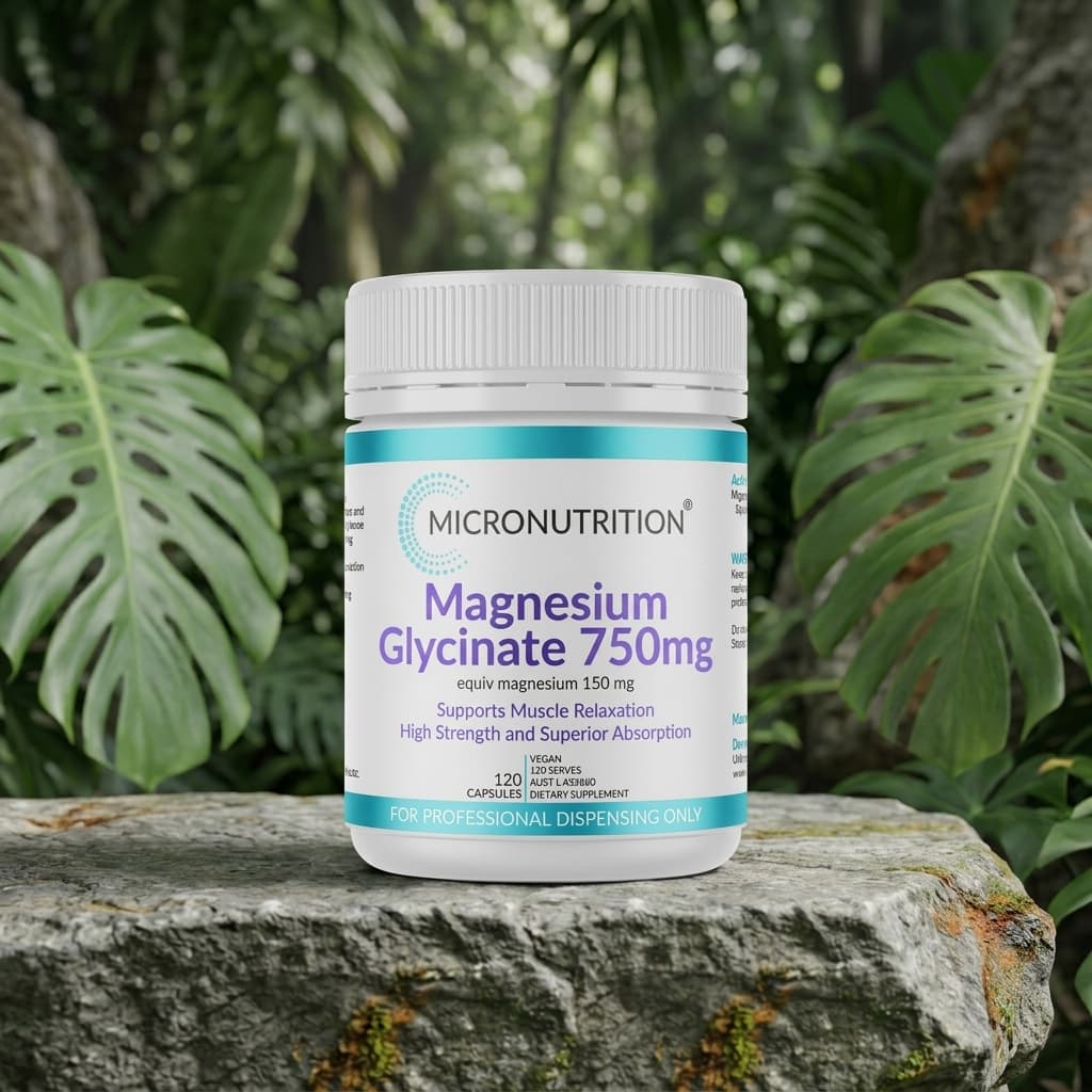 Magnesium Glycinate 750mg - 120 Capsules