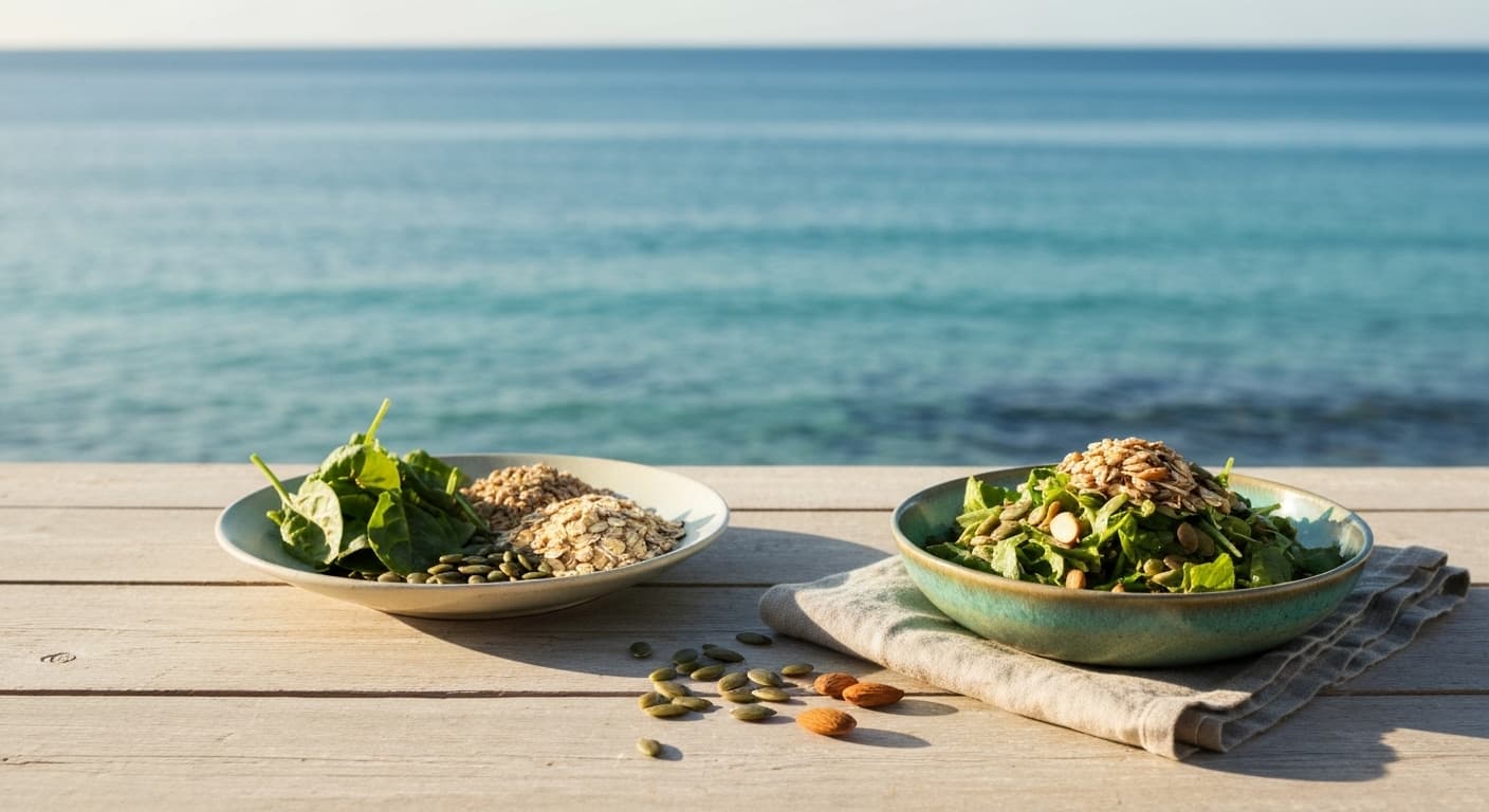 Advanced B Complex, Magnesium Glycinate, and PHGG Plus arranged together for everyday nutritional support
