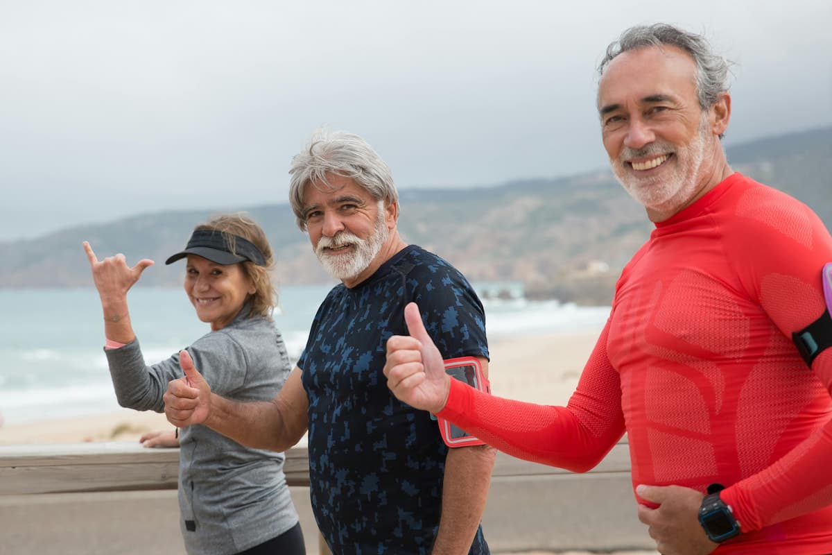 Active adult maintaining a consistent longevity supplement routine