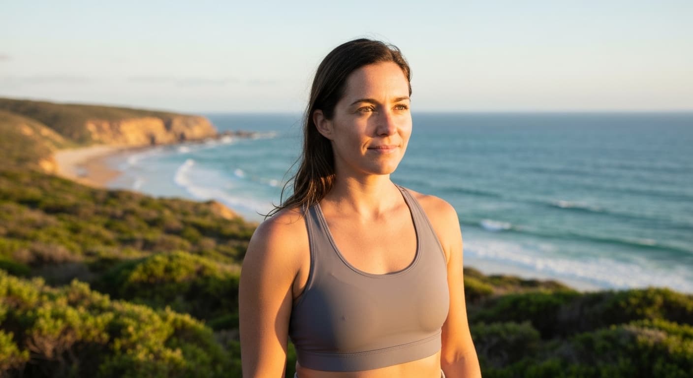 Woman in the preconception planning phase living a healthy, intentional lifestyle