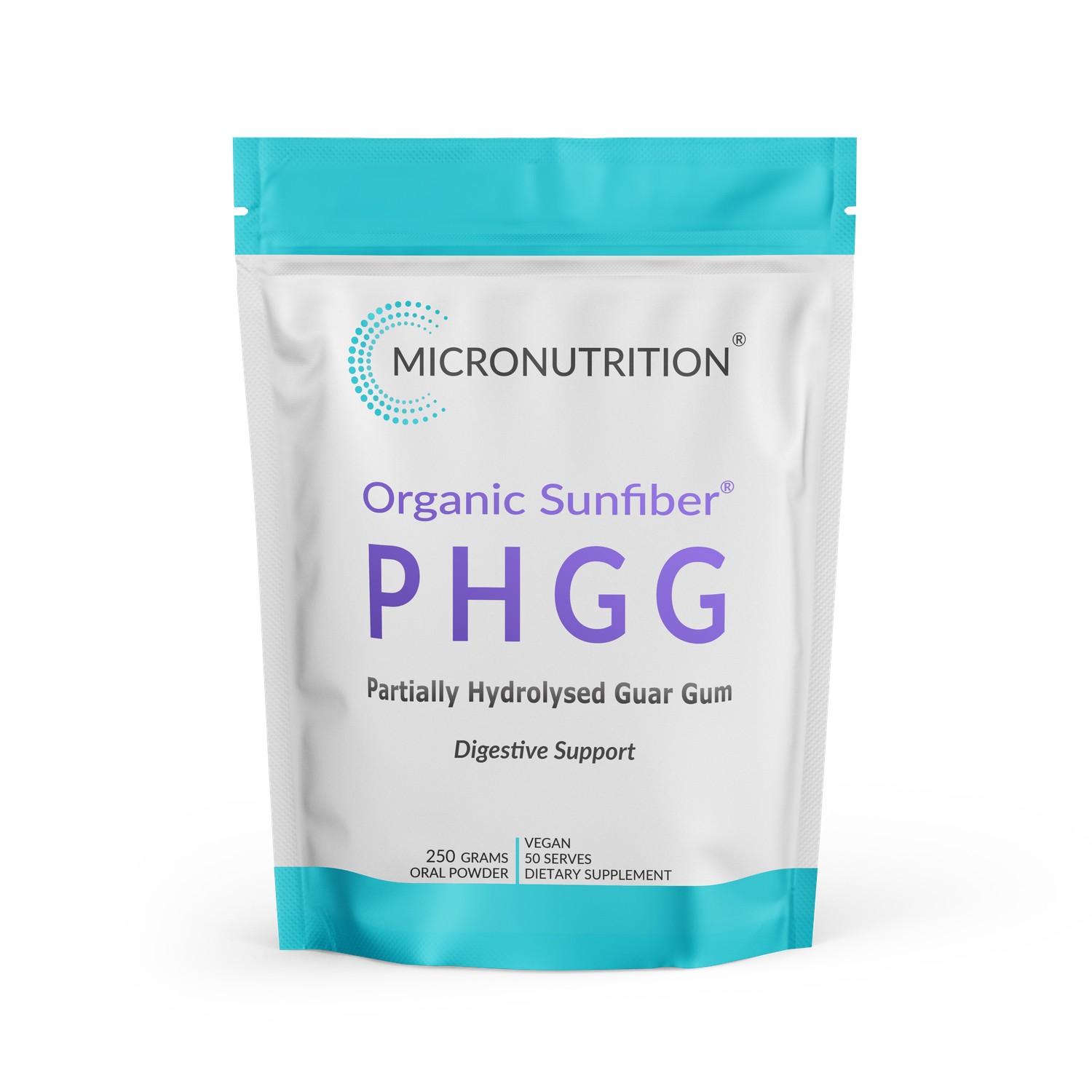 Organic Sunfiber® PHGG (Partially Hydrolysed Guar Gum) - 250g