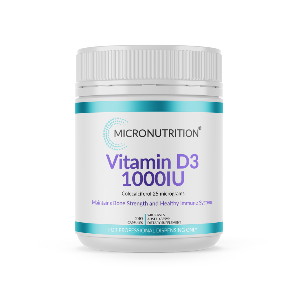 Vitamin D3 1000IU - 240 Capsules
